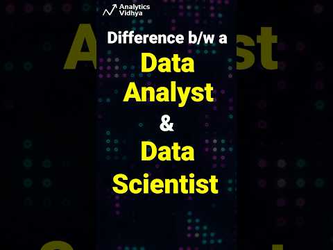 Data Analyst vs Data Scientist | Difference between Data Analyst and Data Scientist | Must Watch