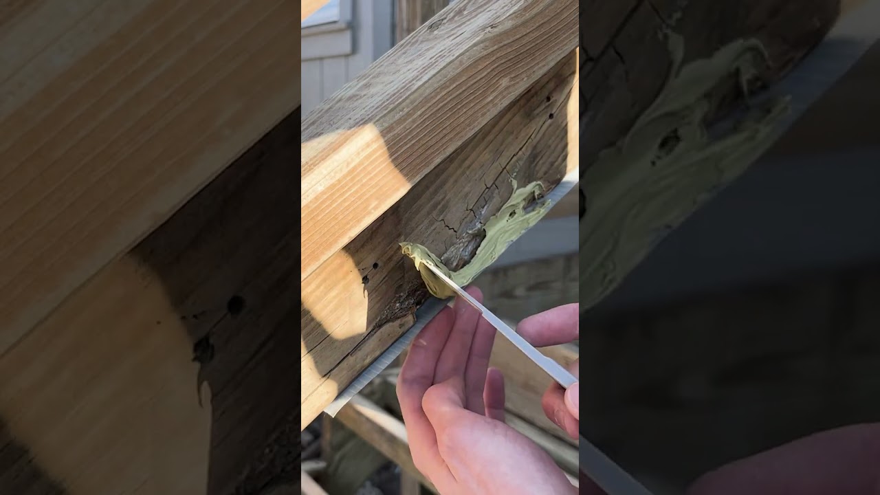 Fast Fix for Exterior Wood Rot with Bondo 🪵