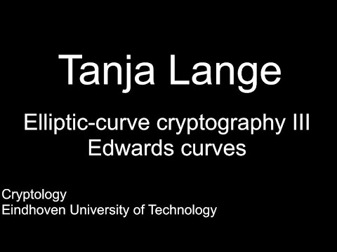 Elliptic-curve cryptography III - Edwards curves