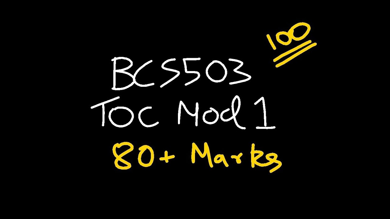 Master Theory of Computation: Essential Questions & Concepts for VTU 5th Semester π₯οΈ