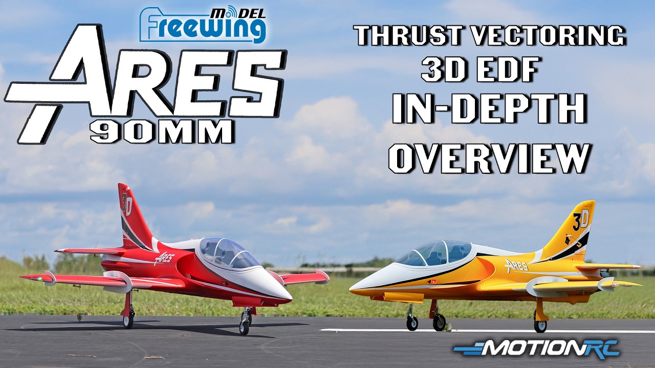 Discover the All-New Freewing Ares 90mm 3D EDF Jet ✈️ | Complete Review by Motion RC