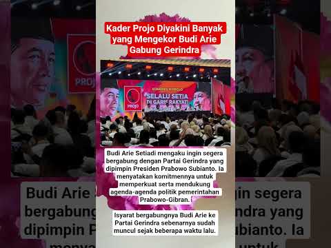 Kader Projo Diyakini Banyak yang Mengekor Budi Arie Gabung Gerindra