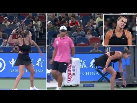 Furious Aryna Sabalenka Launches Racket Toward Ball Kid in Shocking Outburst | Wuhan Open Drama