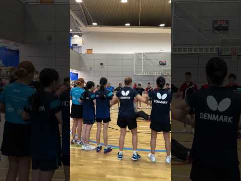 Morning warm-up at the 2025 ITTF World Hopes Week & Challenge