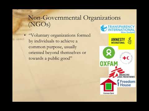 Non-State Actors in Global Politics π