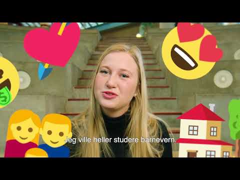 Kine studerer barnevern ved Universitetet i Stavanger