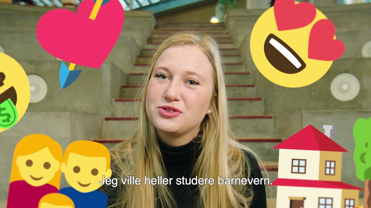 Kine studerer barnevern ved Universitetet i Stavanger