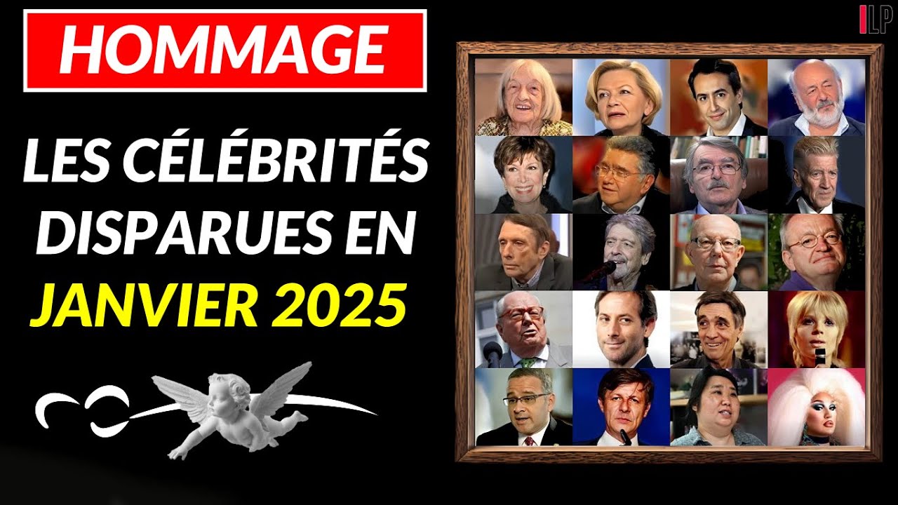 Célébrités disparues en 2025 🕊️