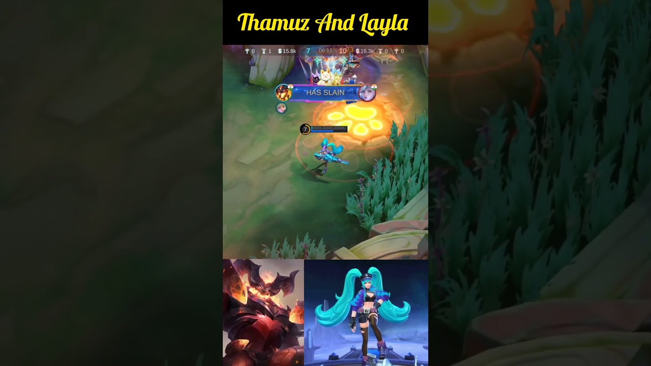 Epic 2v2 Kill Showdown: Thamuz & Layla Dominate in MLBB! 💥