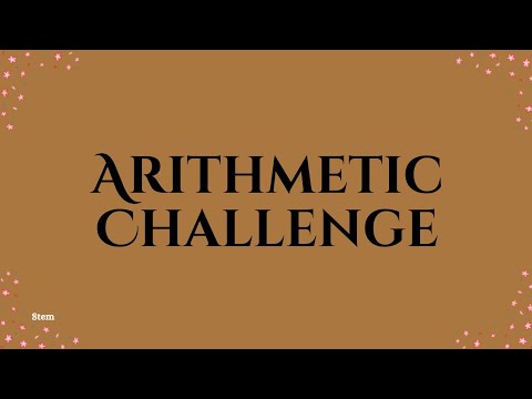 ARITHMETIC CHALLENGE | ADDITION, SUBTRACTION, MULTIPLICATION & DIVISION | SPEED MATH