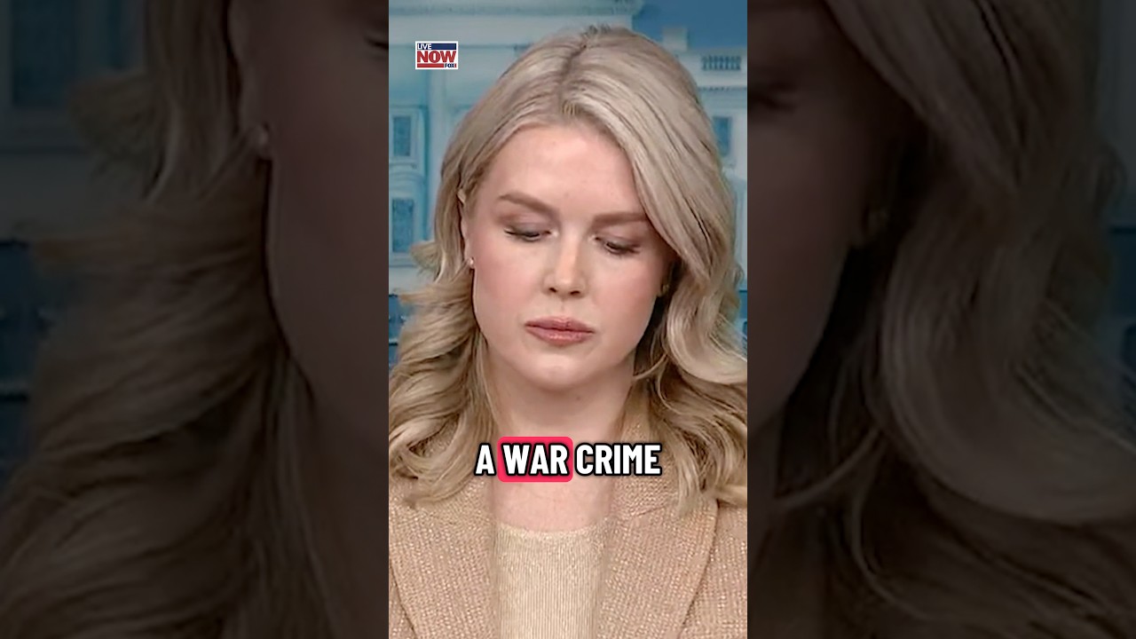 Reporter Questions Karoline Leavitt on Drug Boat Strikes and War Crimes