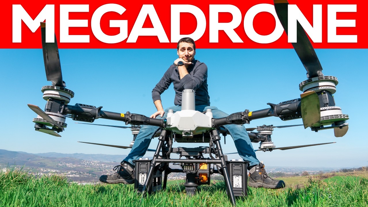 FlyCart 100 : Drone capable de soulever un piano 🎹