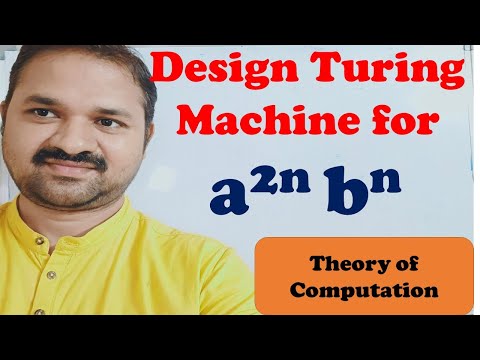Turing Machine for a^2n b^n || Design || Construct || TOC || FLAT || Theory of Computation