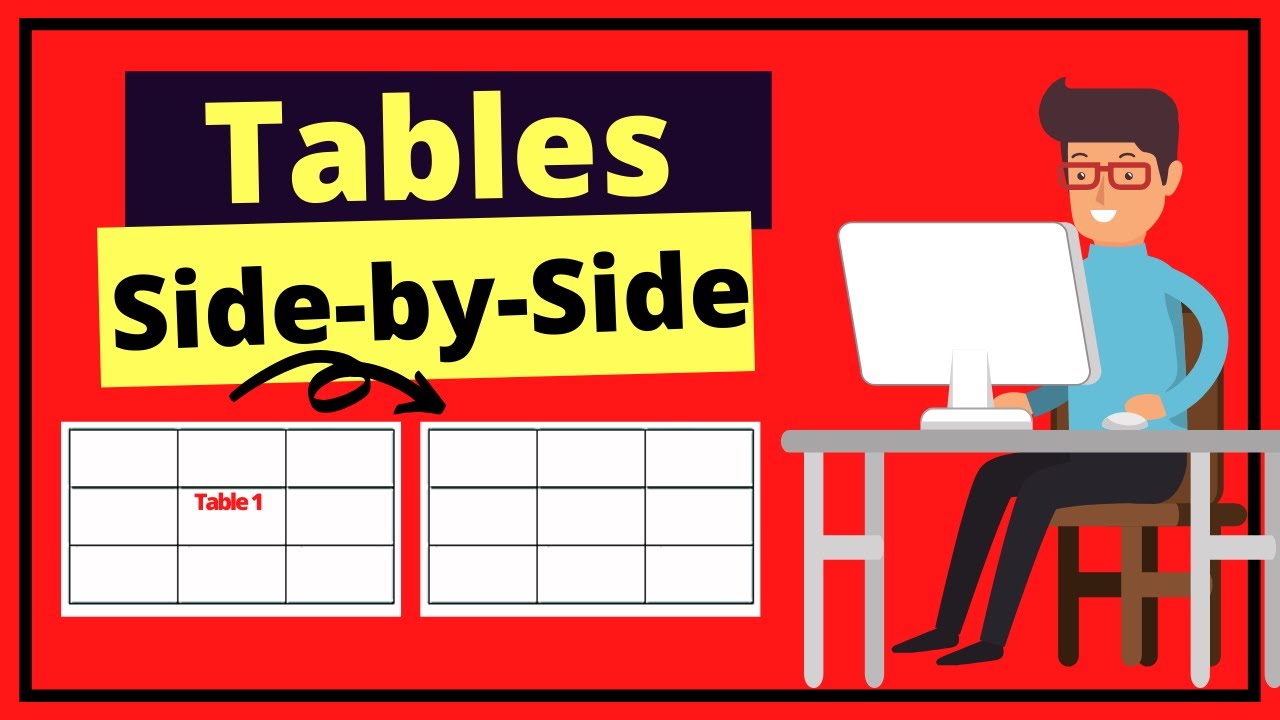 Place Two Tables Side-by-Side in Google Docs