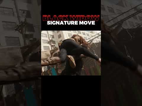 Black Widow Signature Move #pinkvenom #blackwidow #marvel