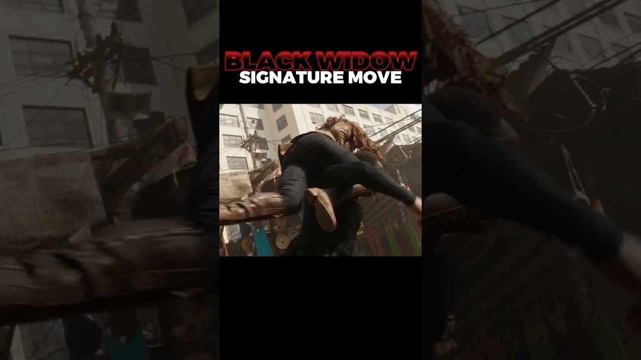 Black Widow's Iconic Fight Scenes & Signature Moves 🕷️
