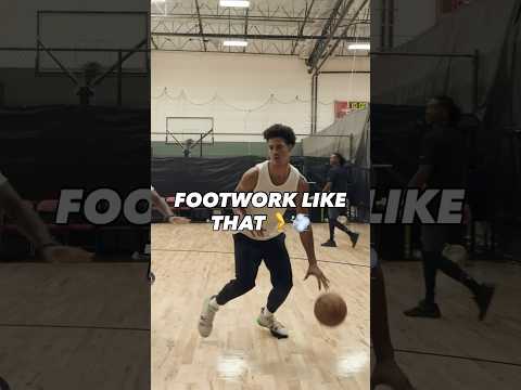 Footwork like that 🦵💨 Terrance Mann & Jalen Johnson 🤩 #jushoop #juswin