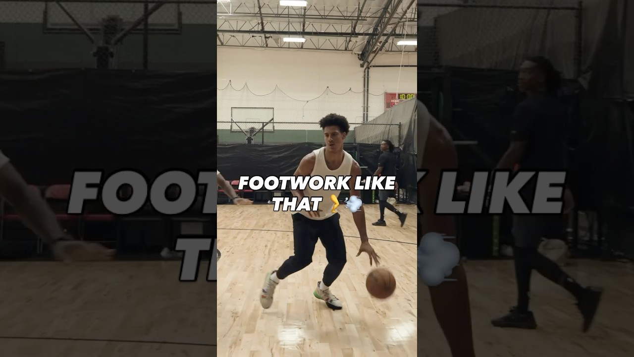Incredible Footwork by Terrance Mann & Jalen Johnson! 🔥