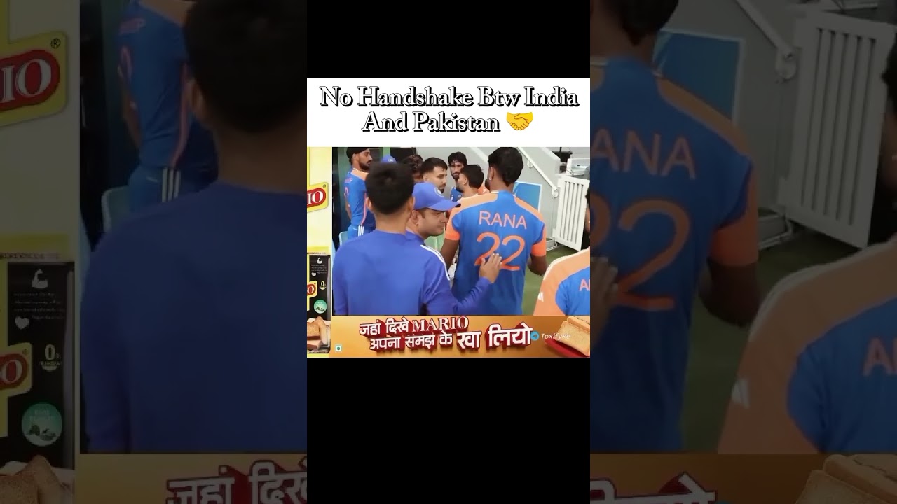 No Handshake Between India & Pakistan ๐ฎ๐ณ๐ต๐ฐ