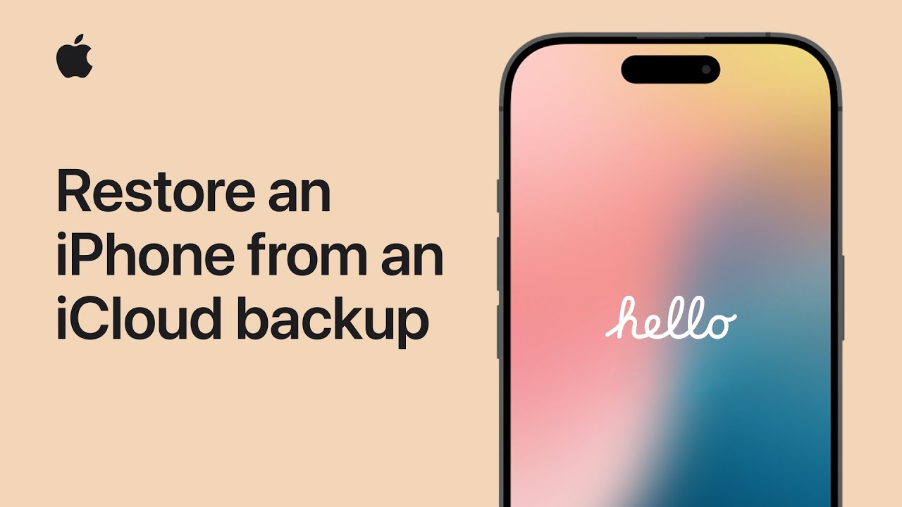 Easily Restore Your iPhone from iCloud Backup π±