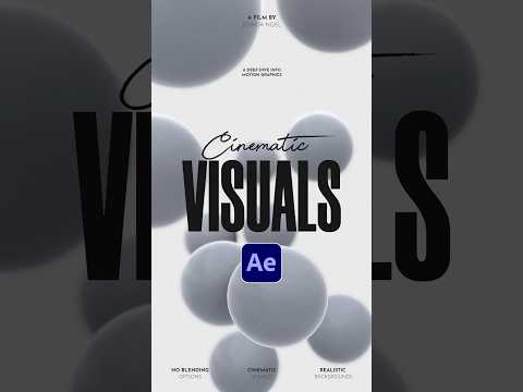 Create Cinematic Visual Motion Graphics in After Effects