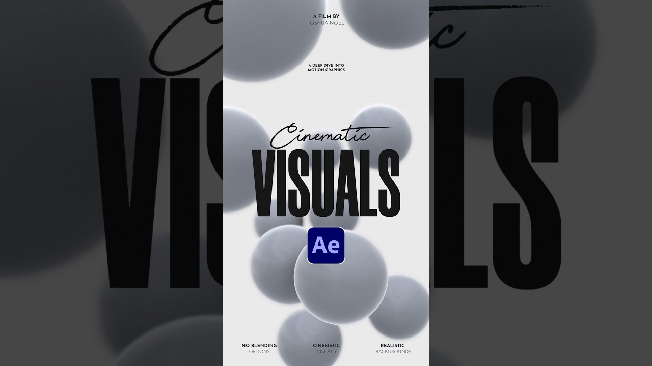 Master Cinematic Motion Graphics in After Effects 🎬