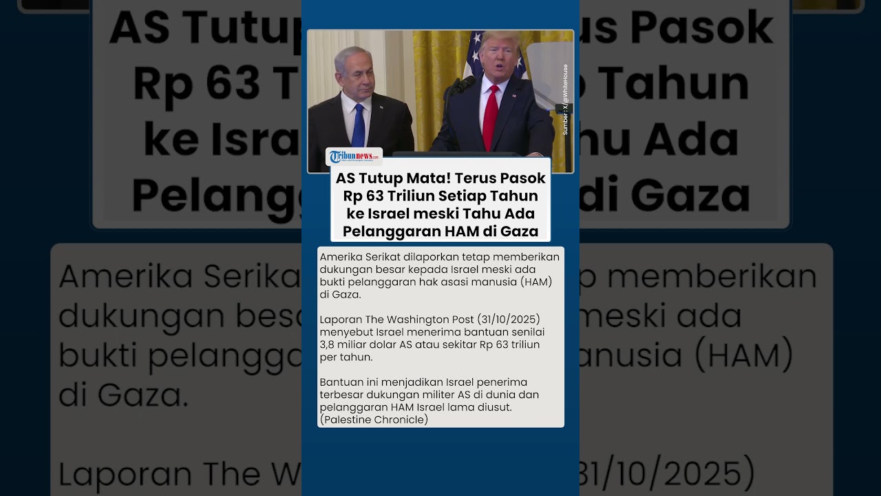 Kontroversi Perlakuan Istimewa terhadap Israel oleh AS: Dugaan Abaikan Pelanggaran HAM di Gaza 🇺🇸