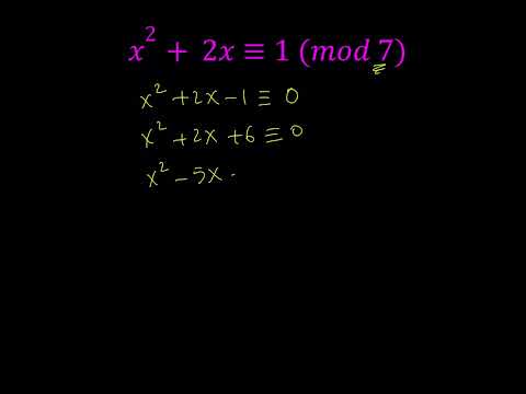 A Modular Arithmetic Equation | Number Theory