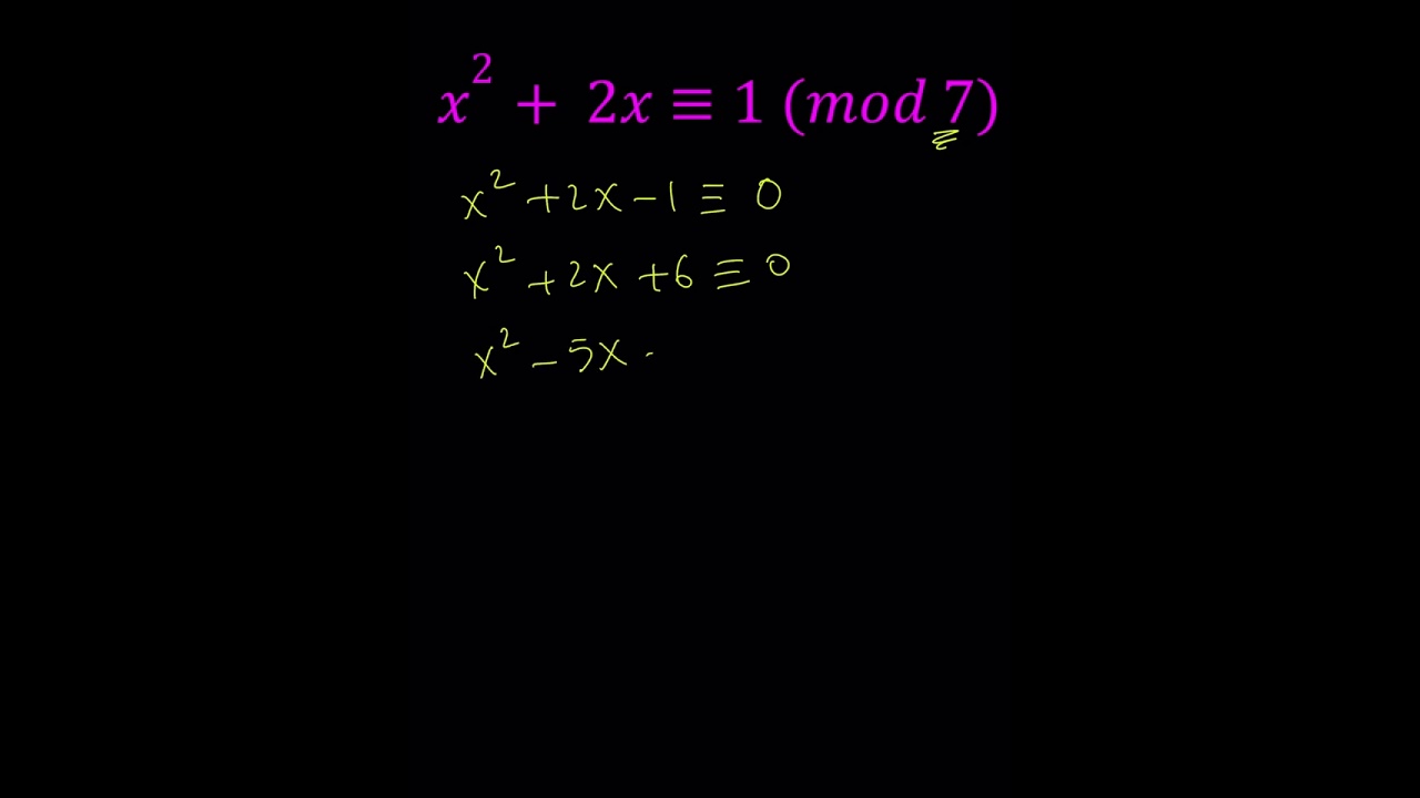Mastering Modular Arithmetic: Solve Complex Number Theory Equations π’