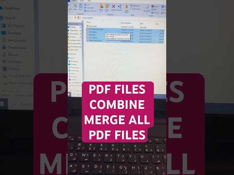 How to Combine and Merge Your Files into One PDF| How To Merge PDF Files into One Combine