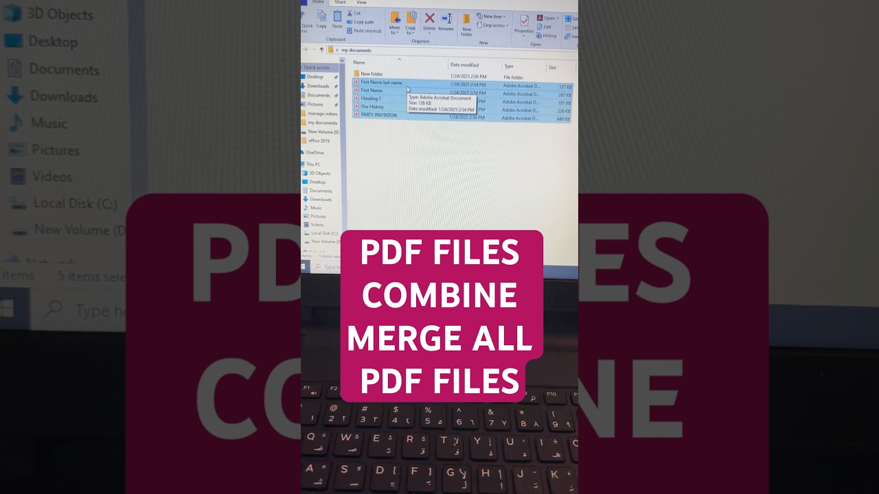 Guide to Combining and Merging PDF Files into a Single Document