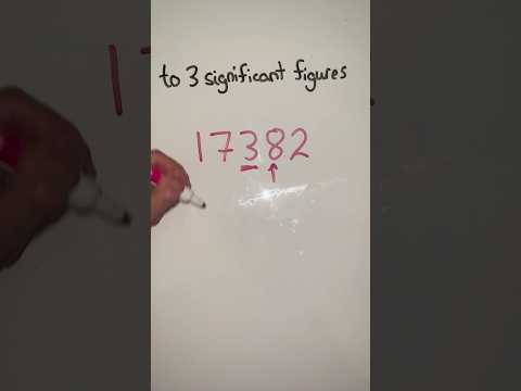How to round to 3 significant figures #maths #shorts #viral
