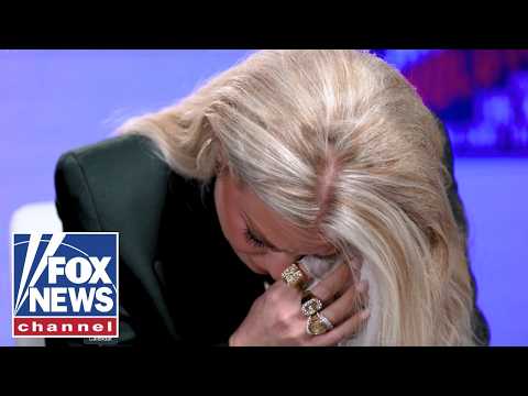 Erika Kirk breaks down watching video of her late husband