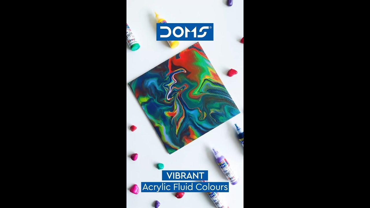 DOMS Fluid Acrylics: Vibrant Colors for Your Ambitions 🎨