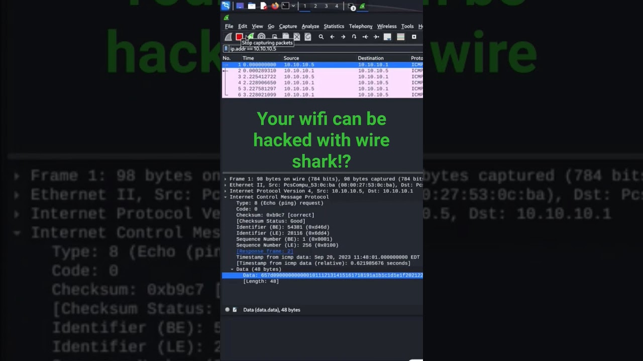 Wireshark Wifi Hacking Tutorial 🔍