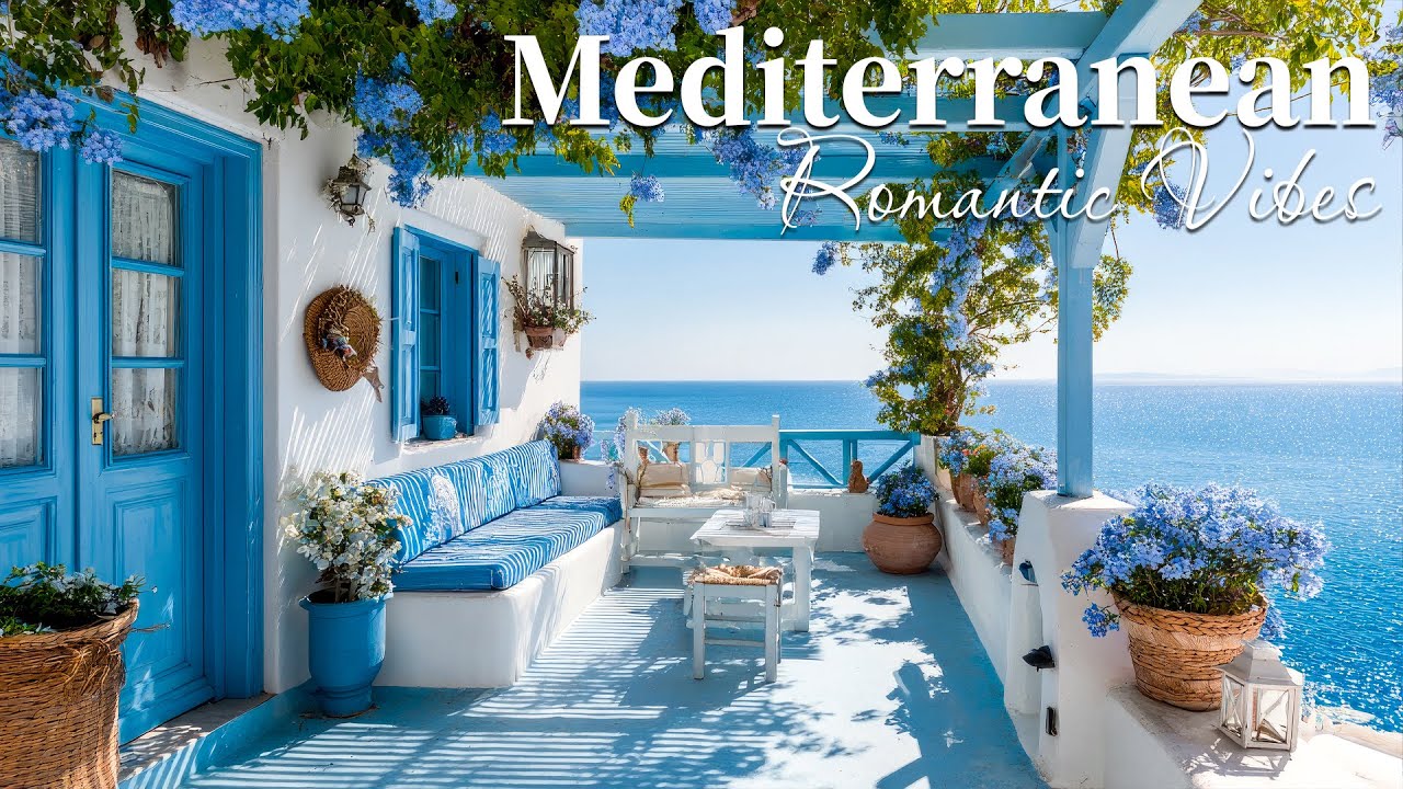 Relaxing Mediterranean Music by the Coast 🎶