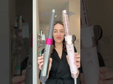 $599 vs $99… which result do you like more?! #dysonairwrap #dyson #conair #hairtutorial