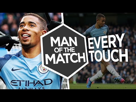 GABRIEL JESUS V SWANSEA CITY | Every Touch | Man of the Match | City 2-1 Swansea