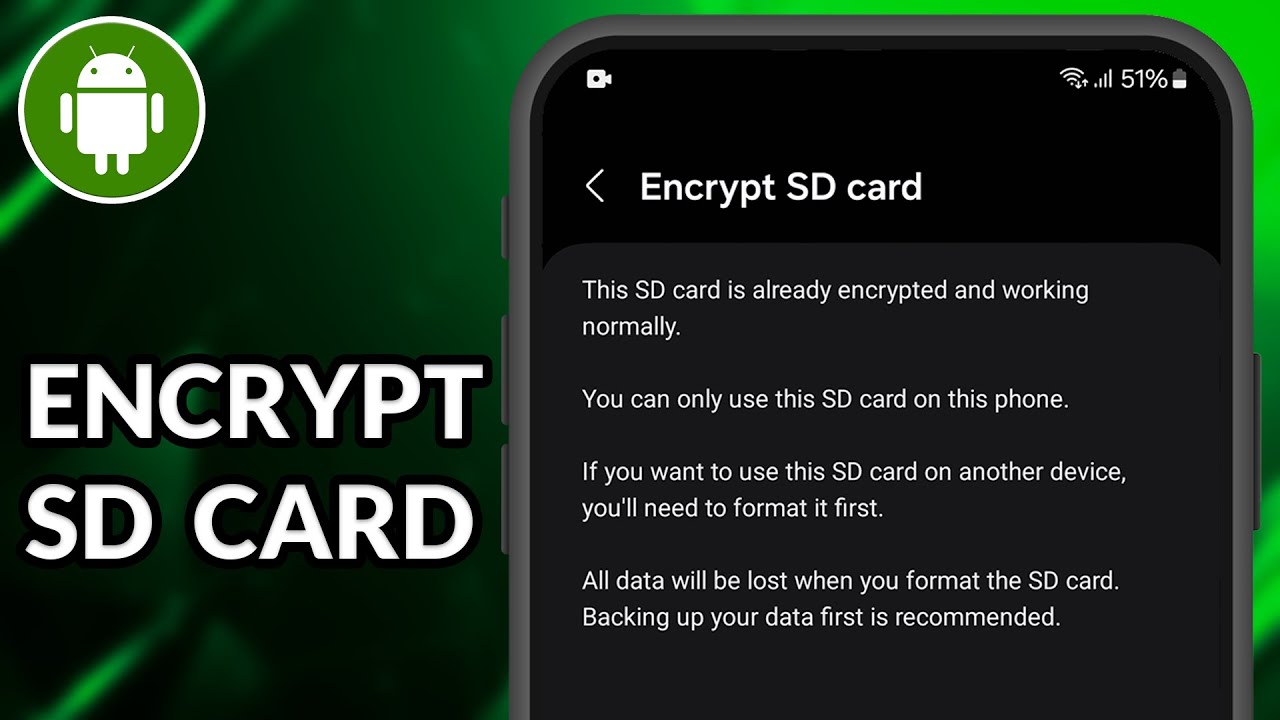 Encrypt SD Card on Samsung 📱