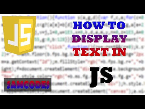 Displaying Text in JavaScript: A Simple Guide