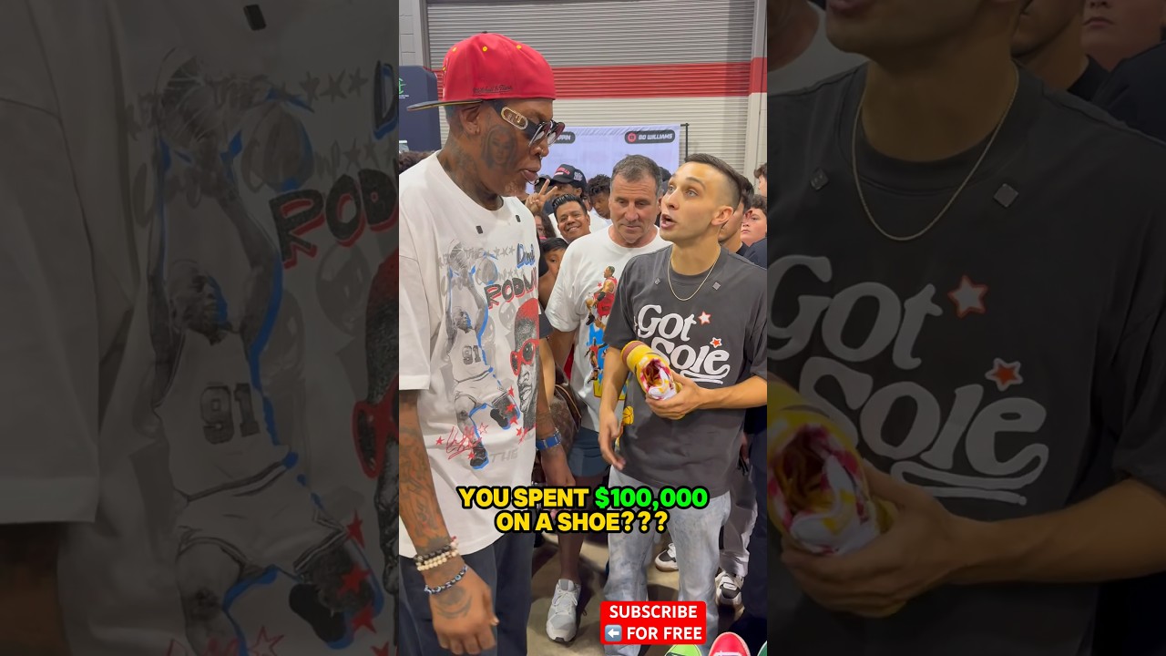 Dennis Rodman Snaps Up $100,000 Mystery Sneaker 👟