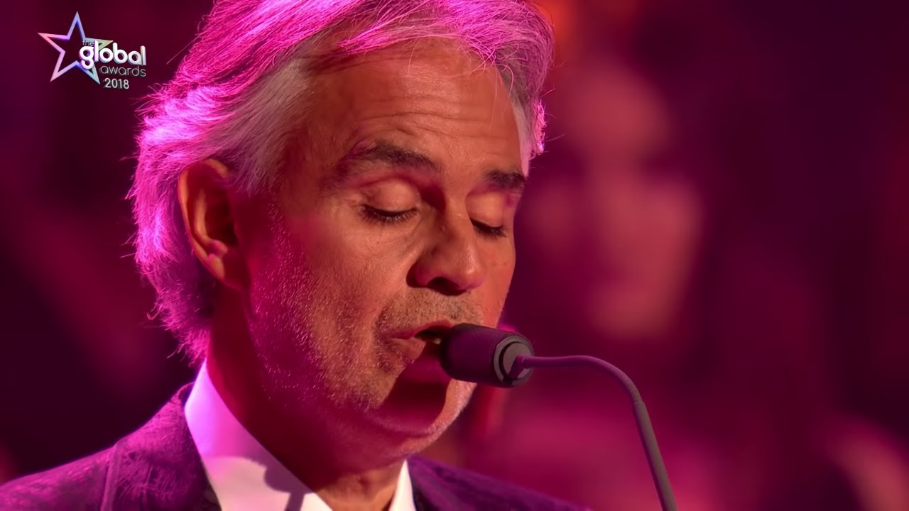 Andrea Bocelli Performs ‘Time To Say Goodbye’ Live at The Global Awards 2018