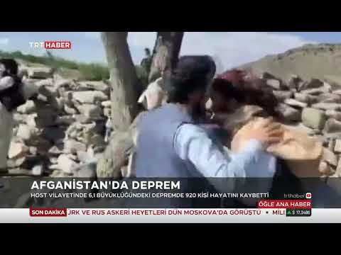 Afganistan'da Deprem 22.06.2022 TÜRKİYE