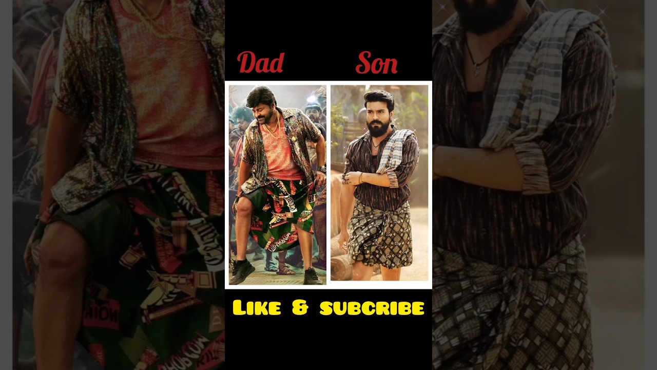 Tollywood's Iconic Father-Son Duos: Ram Charan & Chiranjeevi, Prabhas & More 🎬