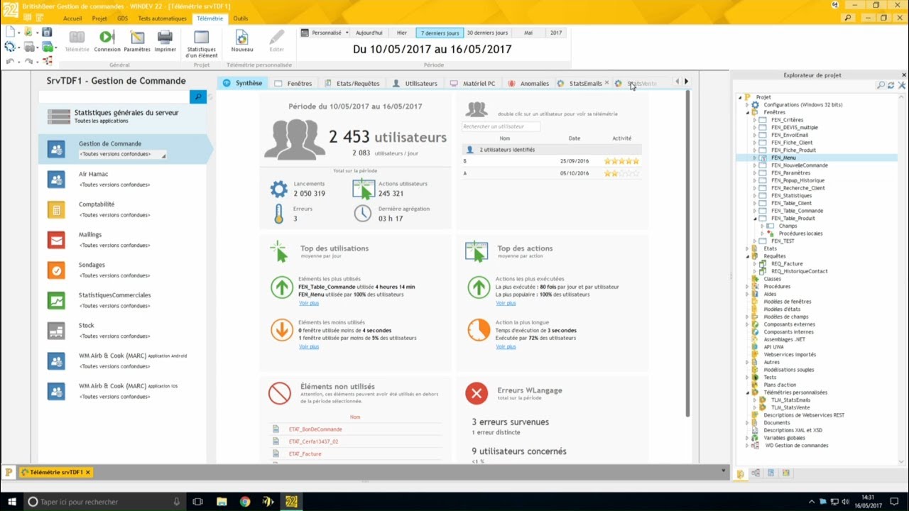 Optimisez vos Applications avec la Télémétrie sur WINDEV et WINDEV Mobile 📊