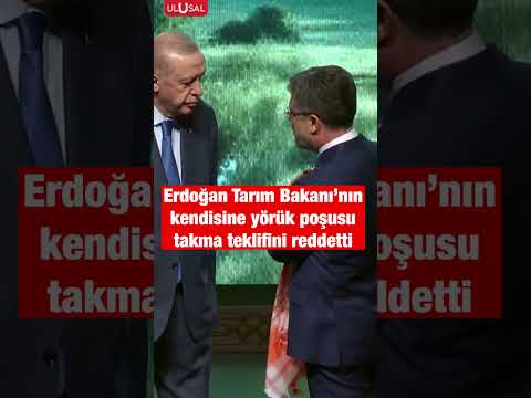 Erdoğan ve Tarım Bakanı arasında yaşananlar gündem oldu #shorts #erdoğan #keşfet