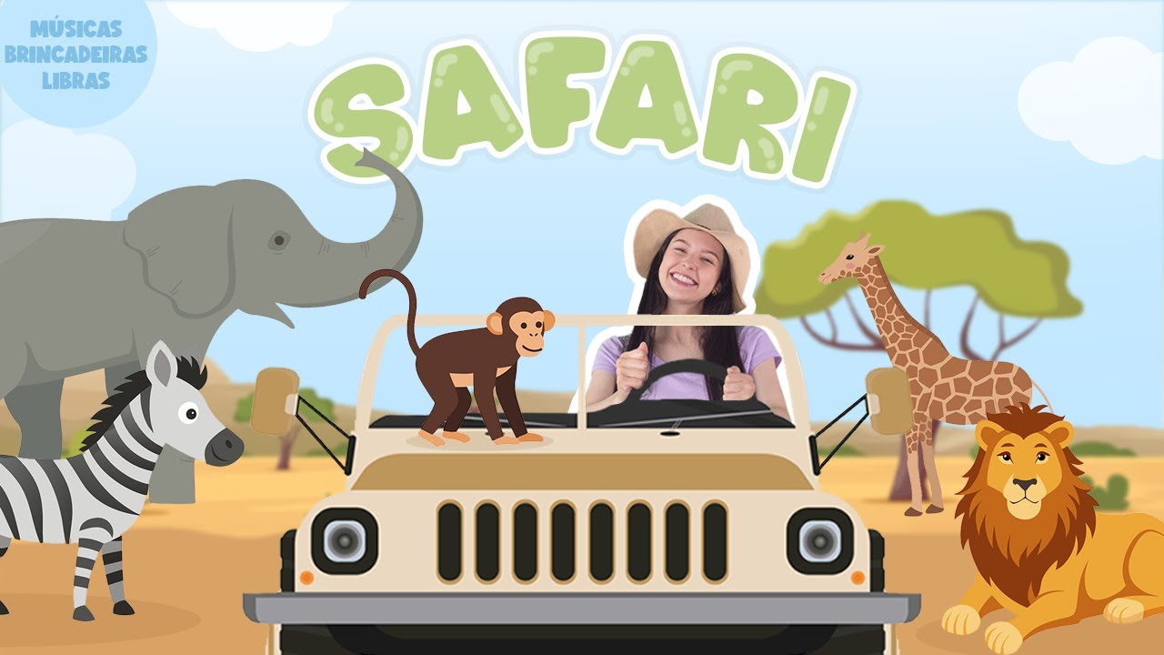 Aprenda Sobre Animais da Selva com Músicas, Brincadeiras e Libras! 🐒