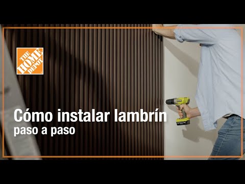 Guía paso a paso para instalar lambrín 🟠