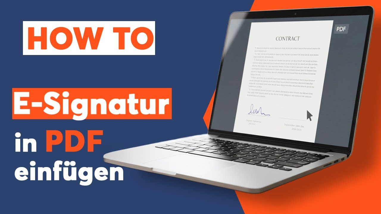 Rechtsgültig PDFs digital unterschreiben 🖊️