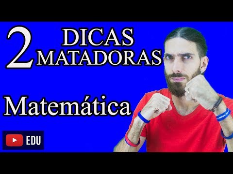 2 DICAS DE MATEMÁTICA para acertar mais questões! Rafa Jesus
